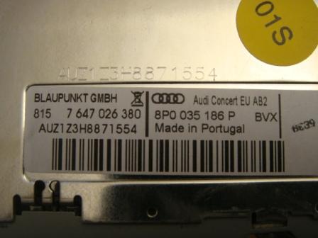 Blaupunkt Audi Concert label