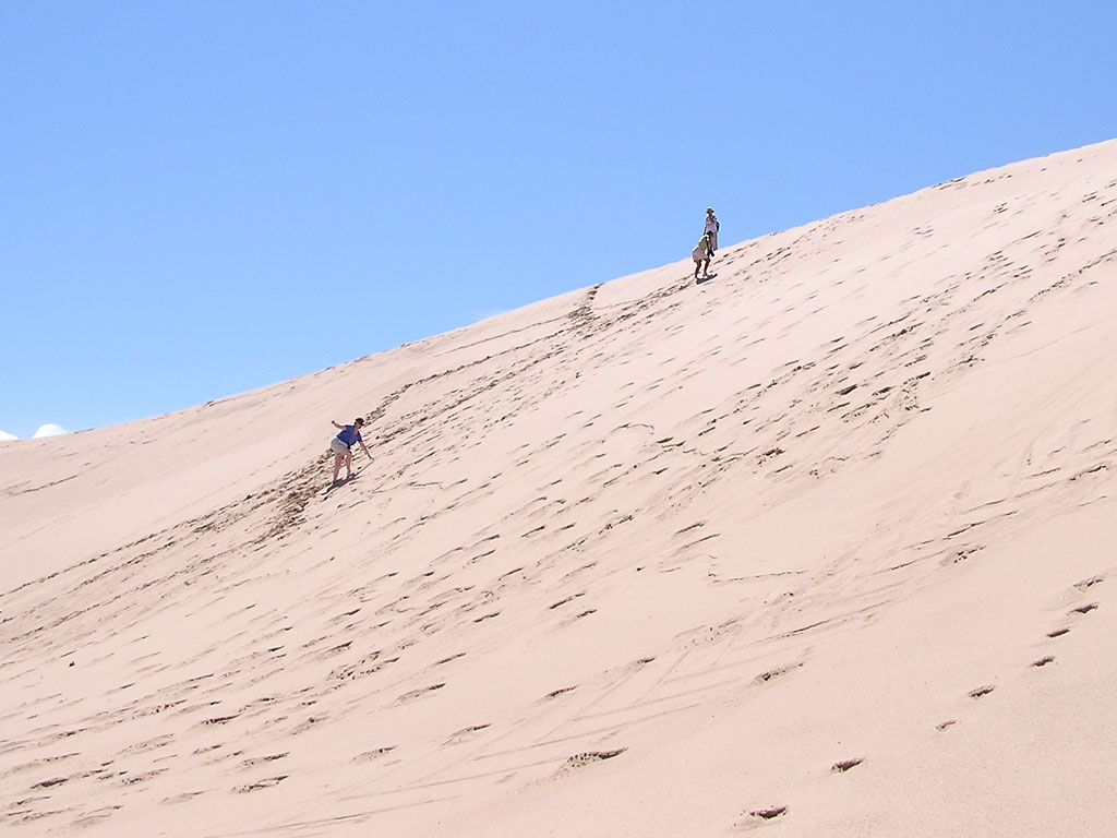 Sand dunes at Silver Lake, Michigan, USA